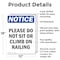 Signmission Please Do Not Sit Or Climb On Railing, 12 in W x Rectangle, Aluminum OS-2PACK-NS-A-1218-V-17416 - alternate 3